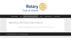 Desktop Screenshot of alamorotary.org