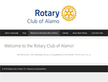 Tablet Screenshot of alamorotary.org